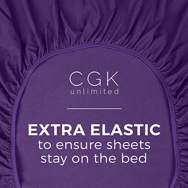 Queen Fitted Sheet - Single Fitted Deep Pocket Sheet - Fits Mattress Perfectly - Soft Wrinkle Free Sheet - 1 Fitted Sheet Only – Light Pink Queen Light Pink