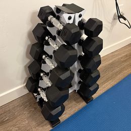 CAP Barbell 150 LB Dumbbell Set with Rack, Color Series