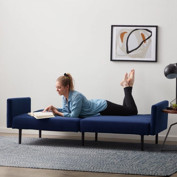 Lucid Comfort 74” Square Arm Sleeper