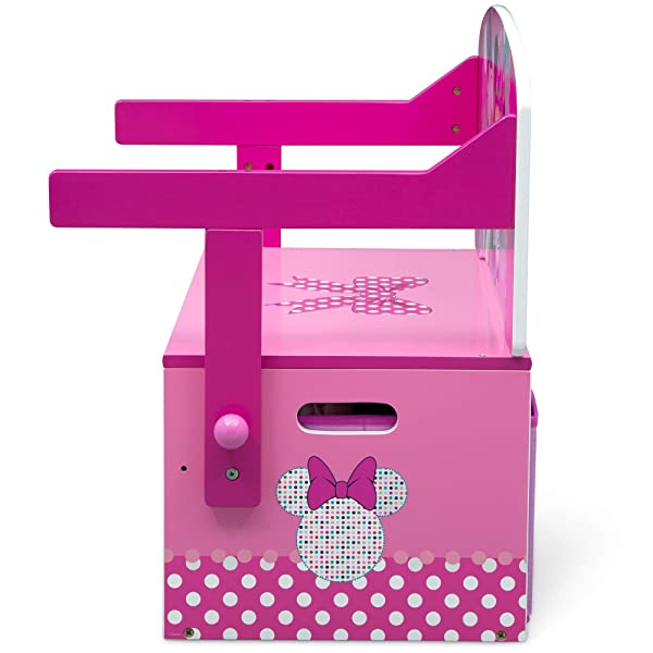 Delta Children MySize Kids Convertible Activity Bench, Bianca White Bianca White MySize