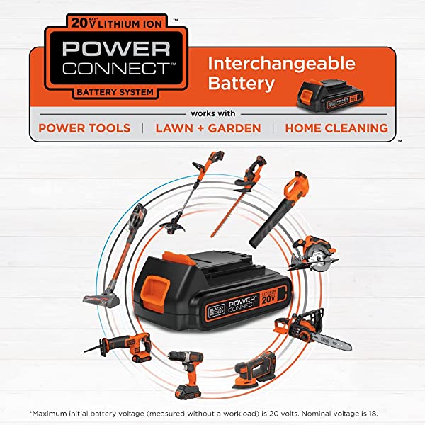 BLACK+DECKER 20V Max Drill & Home Tool Kit, 68 Piece (LDX120PK) 20V Home Tool Kit