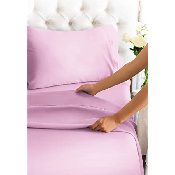Queen Size Sheet Set - 4 Piece - Hotel Luxury Bed Sheets - Extra Soft - Deep Pockets - Easy Fit - Breathable & Cooling Sheets - Wrinkle Free - Comfy – Dark Grey Bed Sheets - Queens Sheets – 4 PC Queen Grey
