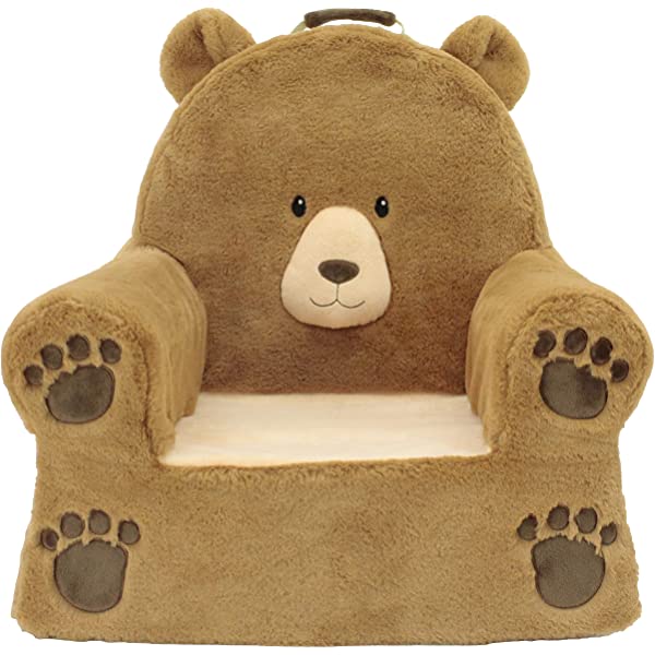 Soft Landing Fox Sweet Seats | Premium Character Chair with Carrying Handle & Side Pockets – Orange