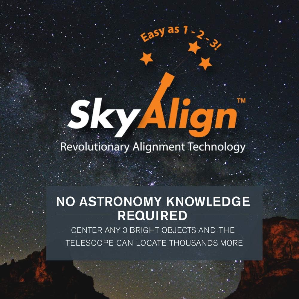 Celestron - NexStar 130SLT Computerized Telescope - Compact and Portable - Newtonian Reflector Optical Design - SkyAlign Technology - Computerized Hand Control - 130mm Aperture