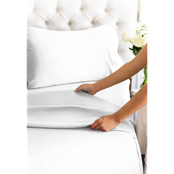 Queen Size Sheet Set - 4 Piece - Hotel Luxury Bed Sheets - Extra Soft - Deep Pockets - Easy Fit - Breathable & Cooling Sheets - Wrinkle Free - Comfy – Dark Grey Bed Sheets - Queens Sheets – 4 PC Queen Grey