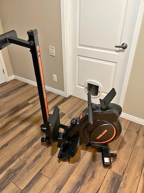 YOSUDA Magnetic Rowing Machine - 350 lb Weight Capacity with LCD Display, Tablet Holder and Comfort Seat