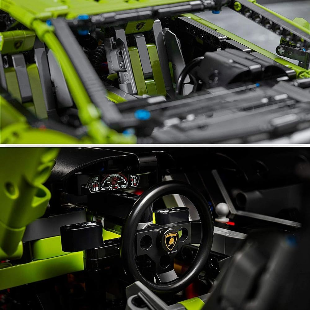 LEGO Technic Lamborghini Sián FKP 37 Race Car Model Building Kit for Adults, Idea for Men and Women, Advanced Collectible Set 42115