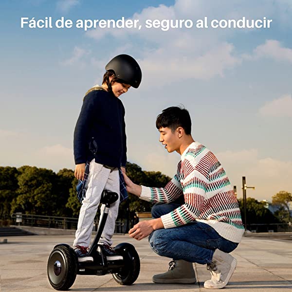 Segway Ninebot S and S-Max Smart Self-Balancing Electric Scooter with LED Light, Powerful and Portable, Compatible with Gokart kit Ninebot S, Black