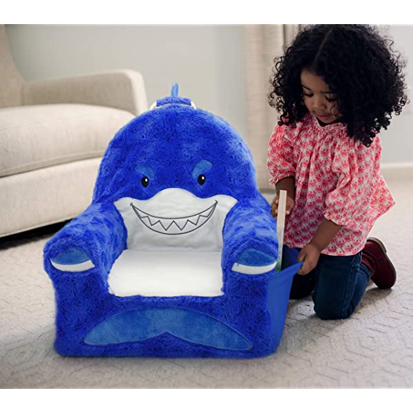 Soft Landing Fox Sweet Seats | Premium Character Chair with Carrying Handle & Side Pockets – Orange