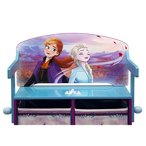 Delta Children MySize Kids Convertible Activity Bench, Bianca White Bianca White MySize