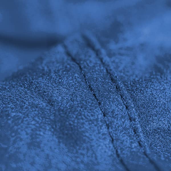 Chill Sack Bean Bag Chair: Giant 5' Memory Foam Furniture Bean Bag - Big Sofa with Soft Micro Fiber Cover - Navy Microsuede - Navy
