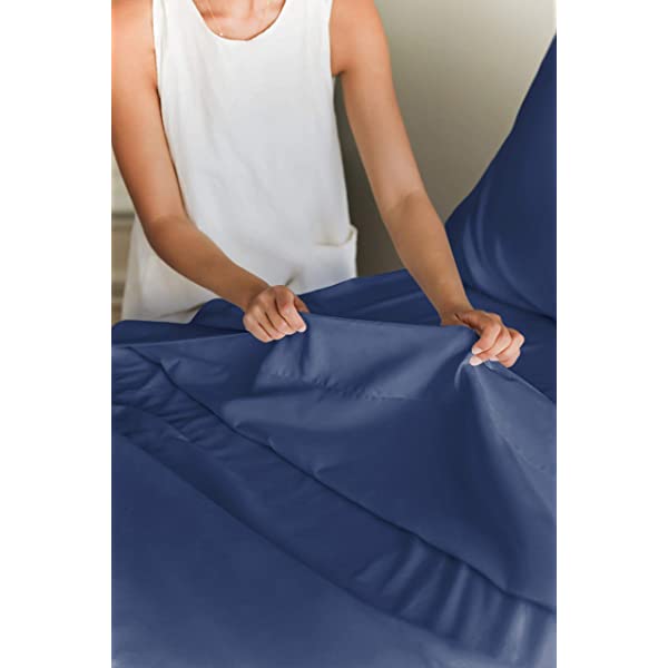 Queen Size Sheet Set - 4 Piece - Hotel Luxury Bed Sheets - Extra Soft - Deep Pockets - Easy Fit - Breathable & Cooling Sheets - Wrinkle Free - Comfy – Dark Grey Bed Sheets - Queens Sheets – 4 PC Queen Grey