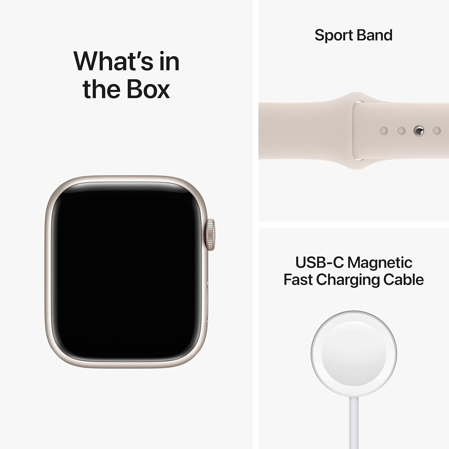 Apple Watch Series 8 (GPS) Smartwatch - (Product) Aluminum Case with (Product) Sport Band - Regular. Fitness tracker, blood oxygen and EKG app, waterproof
