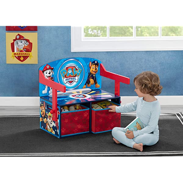 Delta Children MySize Kids Convertible Activity Bench, Bianca White Bianca White MySize