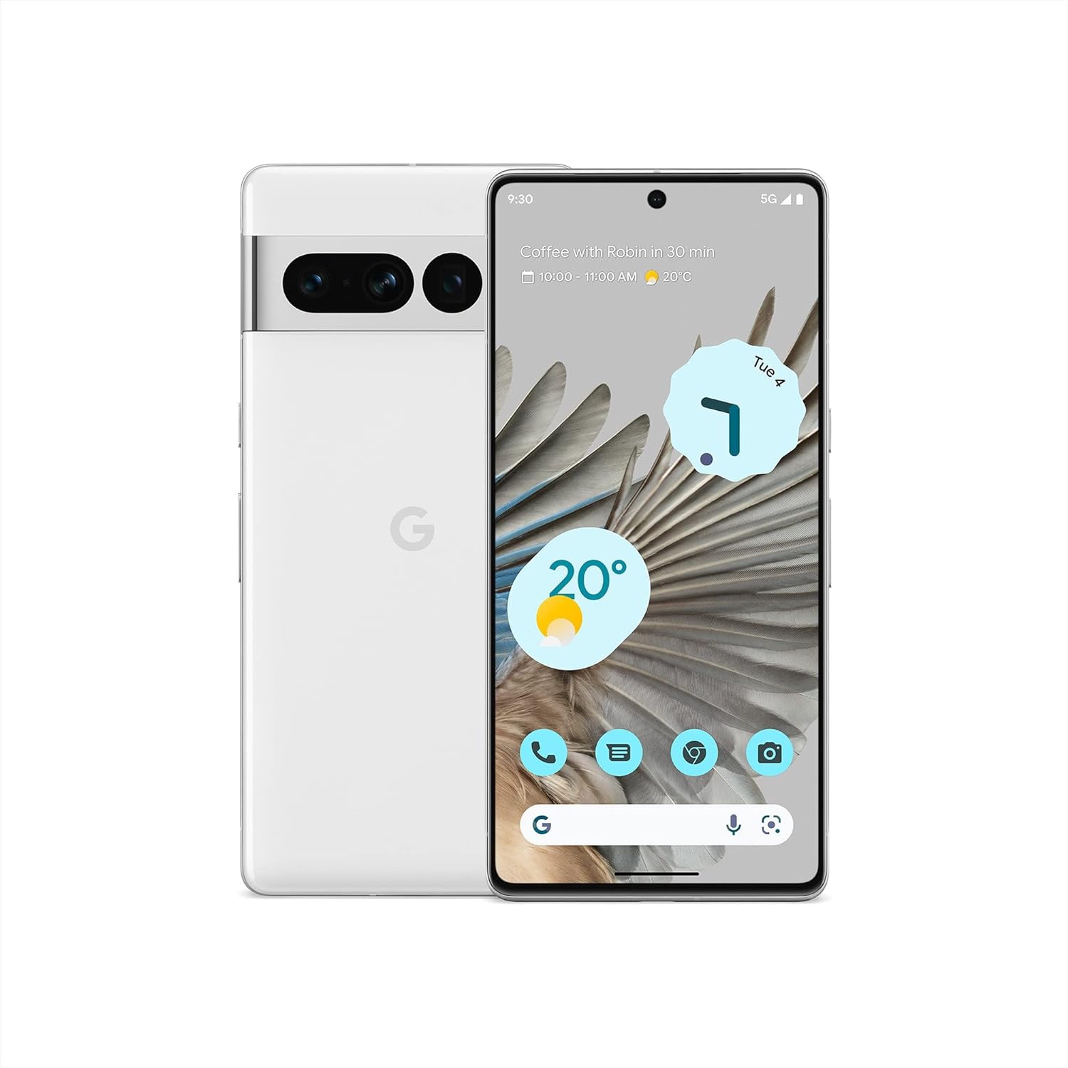Google Pixel 7 Pro - Android 5G smartphone with telephoto lens, wide Angle lens