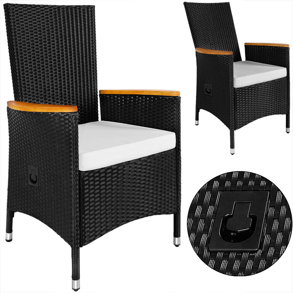 【Home&Garden】Salon de jardin en polyrotin Ensemble de jardin 8 personnes table et chaises