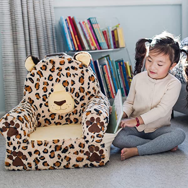 Soft Landing Fox Sweet Seats | Premium Character Chair with Carrying Handle & Side Pockets – Orange