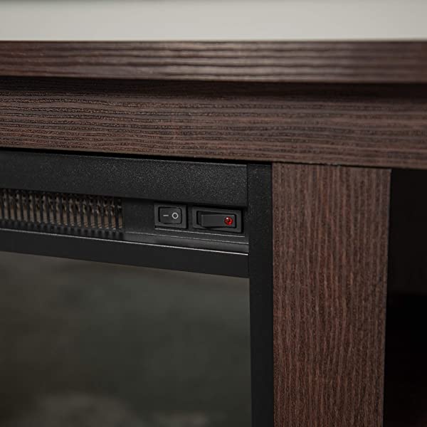 Walker Edison Wren Classic 4 Cubby TV Stand for TVs up to 65 Inches, 58 Inch, Black Black 58 InchTV Stand