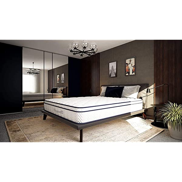 Vesgantti 10.2 Inch Twin XL Multilayer Hybrid Mattress, Bed in a Box, Medium Firm Plush Feel- Memory Foam and Pocket Spring - CertiPUR-US Certified/10 Year Guaranty Twin XL 10.2 Inch