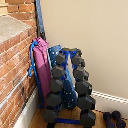 CAP Barbell 150 LB Dumbbell Set with Rack, Color Series