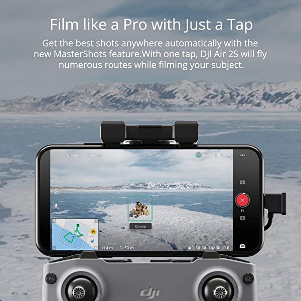 DJI Air 2S Fly More Combo with Smart Controller - Drone with 4K Camera, 5.4K Video, 1-Inch CMOS Sensor, 4 Directions of Obstacle Sensing, 31-Min Flight Time, Max 7.5-Mile Video Transmission, Gray DJI Air 2S Fly More Combo + Smart Controller