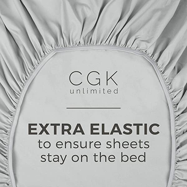 Queen Fitted Sheet - Single Fitted Deep Pocket Sheet - Fits Mattress Perfectly - Soft Wrinkle Free Sheet - 1 Fitted Sheet Only – Light Pink Queen Light Pink