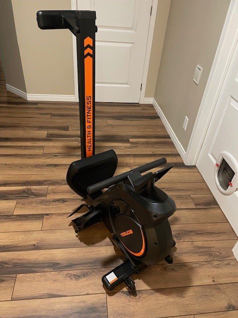 YOSUDA Magnetic Rowing Machine - 350 lb Weight Capacity with LCD Display, Tablet Holder and Comfort Seat