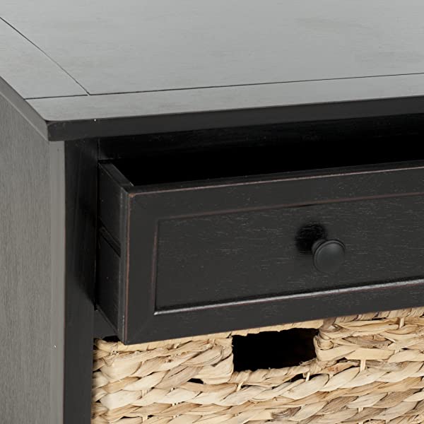 Safavieh American Homes Damien 3-Drawer Storage Unit, Dark Cherry