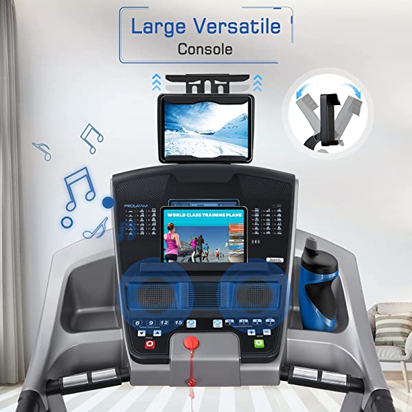 OMA Treadmill for Home 5925CAI 6134EAI with 3.0 HP 3.5 HP 15% Auto Incline 300 350 LBS Capacity Folding Exercise Treadmill for Running