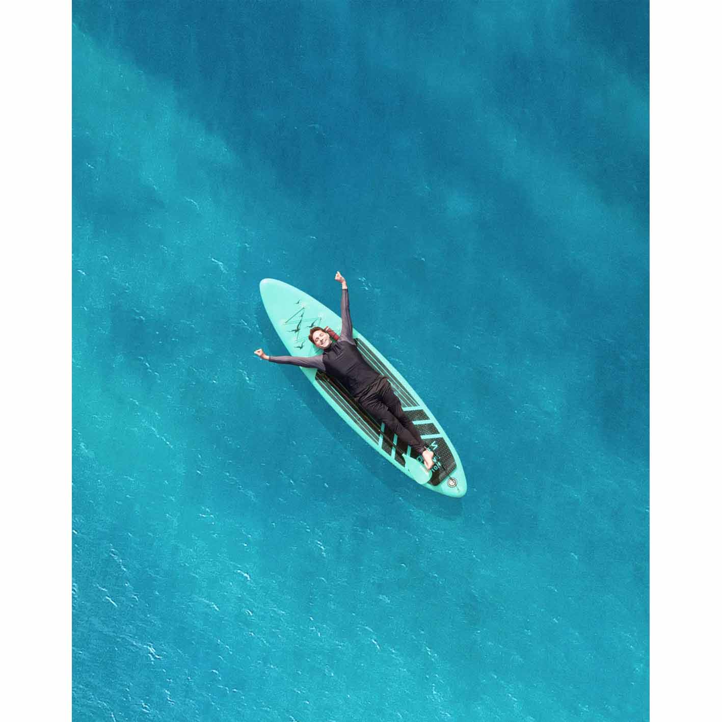 Cooyes Paddle Board, 10ft/10.6ft Inflatable Paddle Board, Stand up Paddle Board with Premium SUP Accessories & Backpack, Emergency Repair Kit, Non-Slip Deck & More - Extra-Light ISUP