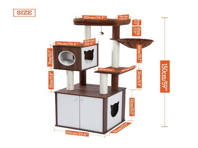59 Yinka Cat Tree or Condo