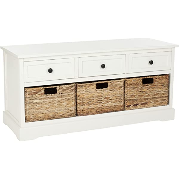 Safavieh American Homes Damien 3-Drawer Storage Unit, Dark Cherry
