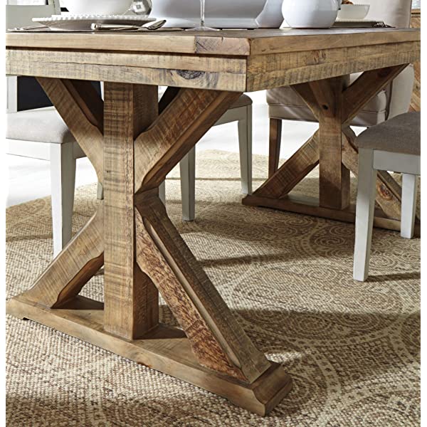 Signature Design by Ashley Dining Table, Sommerford, Summerford & Design - Sommerford Dining Side Chair - Set of 2 - Casual - Brown Upholstery - Black Wood Frame Sommerford Table + Dining Side Chair, Black Wood Frame