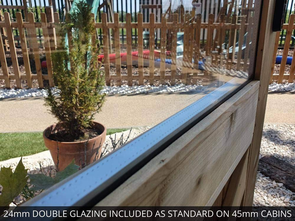 【Home&Garden】Log Cabin Garden Office Man Cave Garden House Summerhouse Terminator