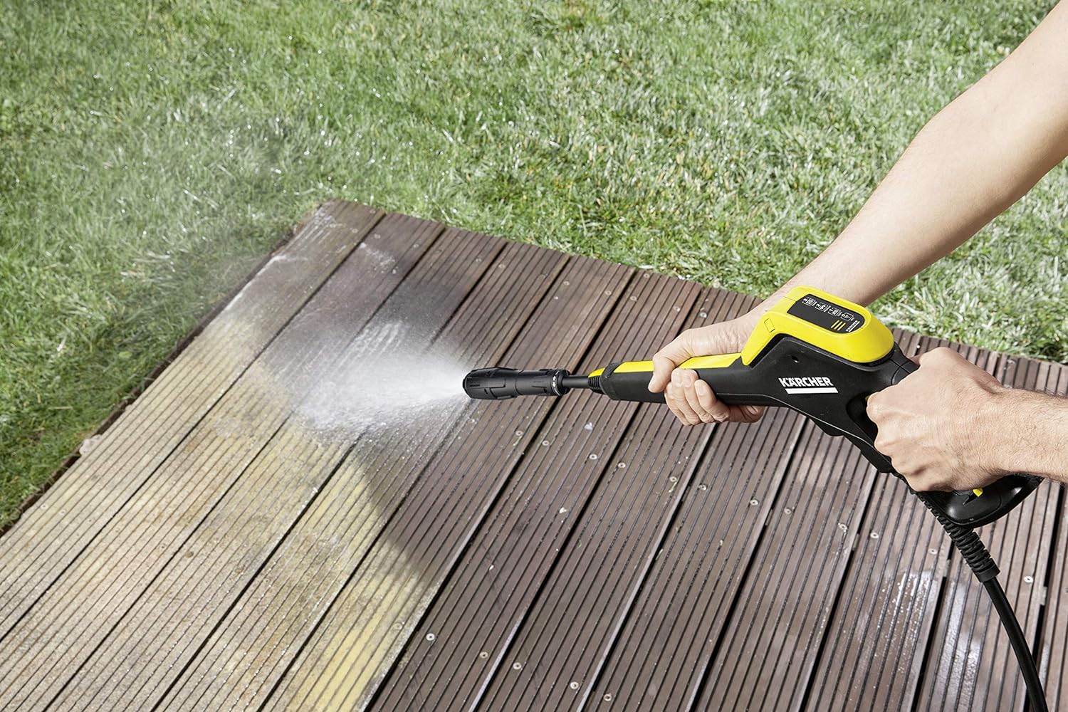 Kärcher K 4 Premium Power Control Car & Home high pressure washer: Intelligent app support - the right solution for heavier soiling - incl. hose reel and car & home kit
