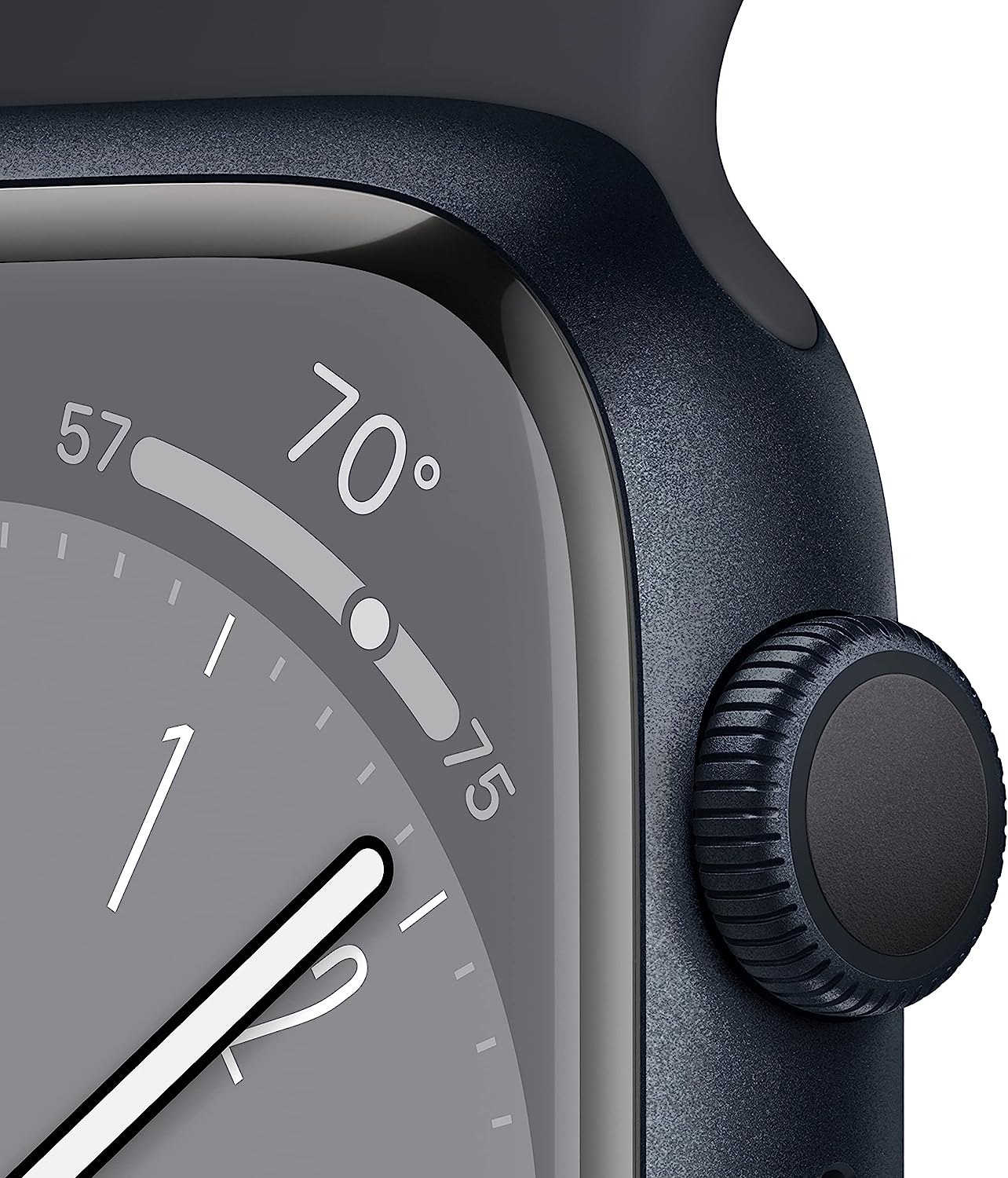 Apple Watch Series 8 (GPS) Smartwatch - (Product) Aluminum Case with (Product) Sport Band - Regular. Fitness tracker, blood oxygen and EKG app, waterproof