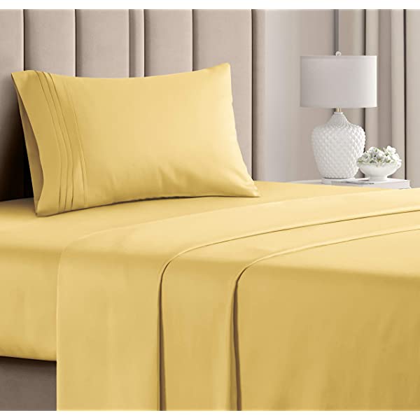 Queen Size Sheet Set - 4 Piece - Hotel Luxury Bed Sheets - Extra Soft - Deep Pockets - Easy Fit - Breathable & Cooling Sheets - Wrinkle Free - Comfy – Dark Grey Bed Sheets - Queens Sheets – 4 PC Queen Grey