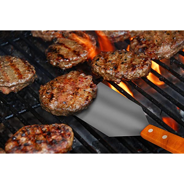 Home-Complete HC-1000 BBQ Accessories – 16PC Grill Set with Spatula, Tongs, Skewers, Case – Barbecue Tools for Father’s Day, Wedding, Anniversary, 16 Piece, Silver Steel 16-Piece