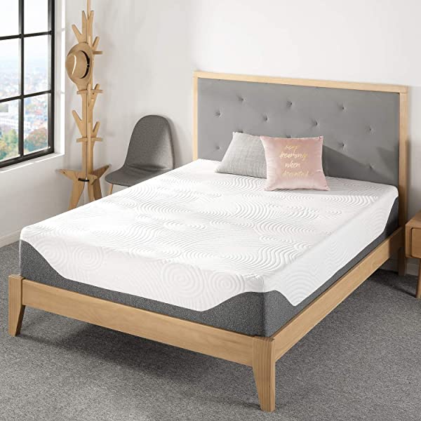 Best Price Mattress 10 Inch Memory Foam Mattress, Calming Green Tea Infusion, Pressure Relieving, Bed-in-a-Box, CertiPUR-US Certified, Full Full 10