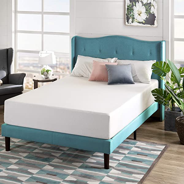 Zinus Gerard Platform, King, Espresso King Platform Bed