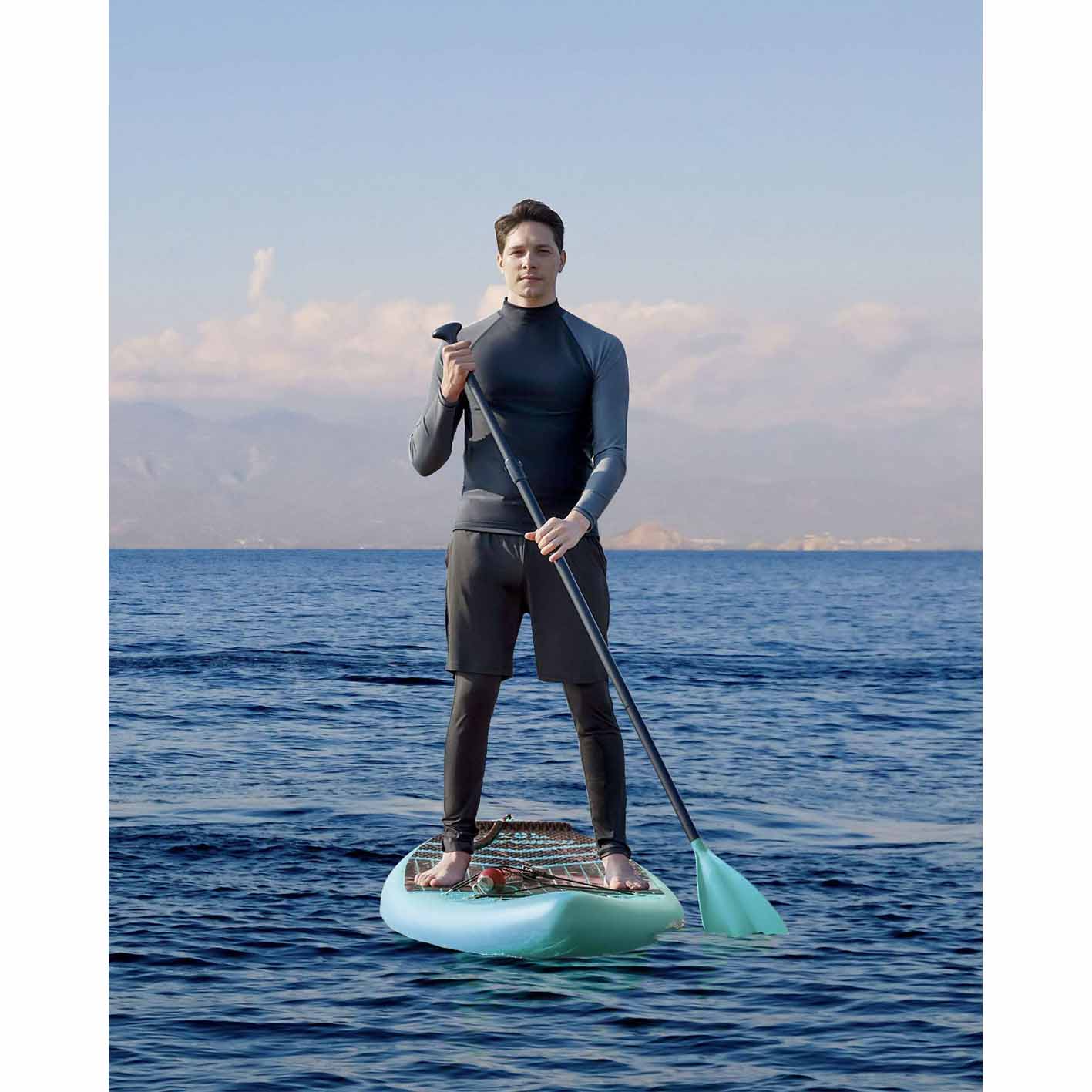 Cooyes Paddle Board, 10ft/10.6ft Inflatable Paddle Board, Stand up Paddle Board with Premium SUP Accessories & Backpack, Emergency Repair Kit, Non-Slip Deck & More - Extra-Light ISUP