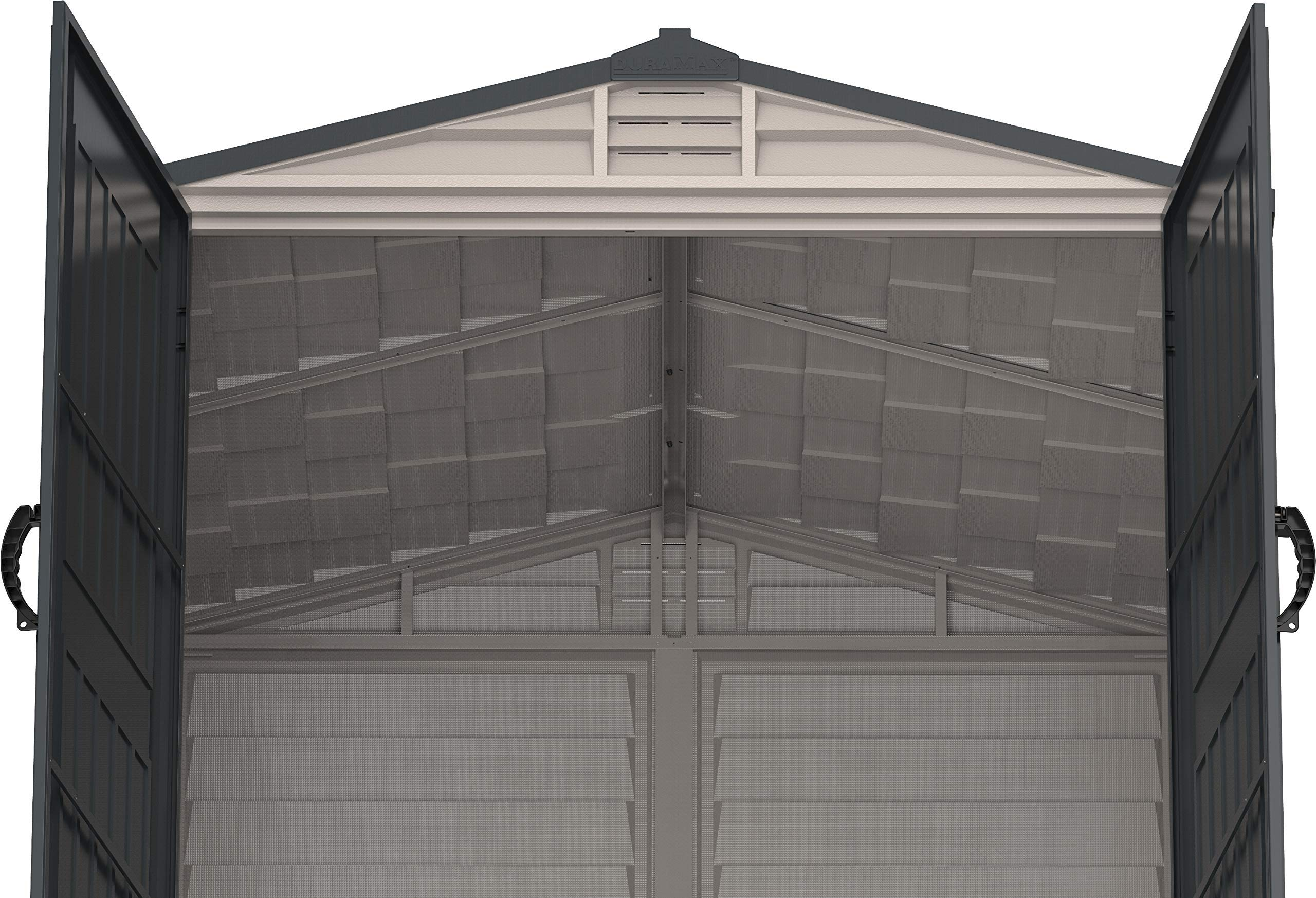 6' x 6' PLUS Plastic Garden Shed with Plastic Floor & Fixed Window