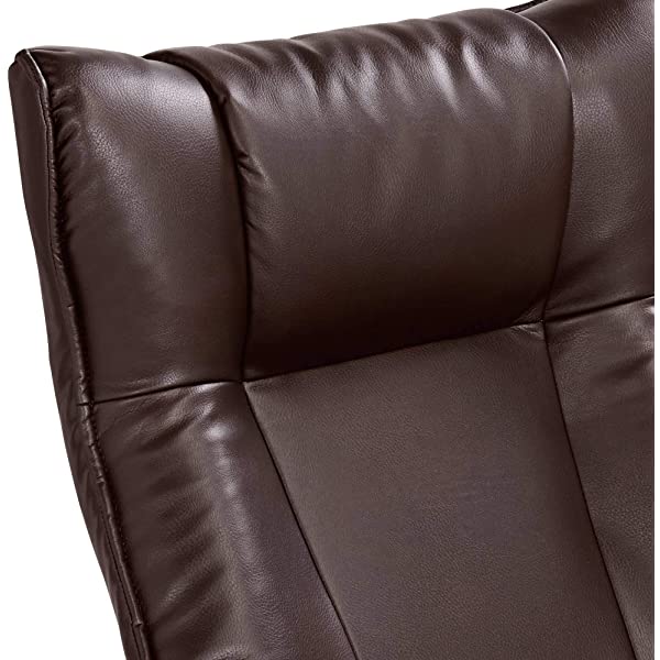 Newport Taupe Swivel Recliner and Slanted Ottoman