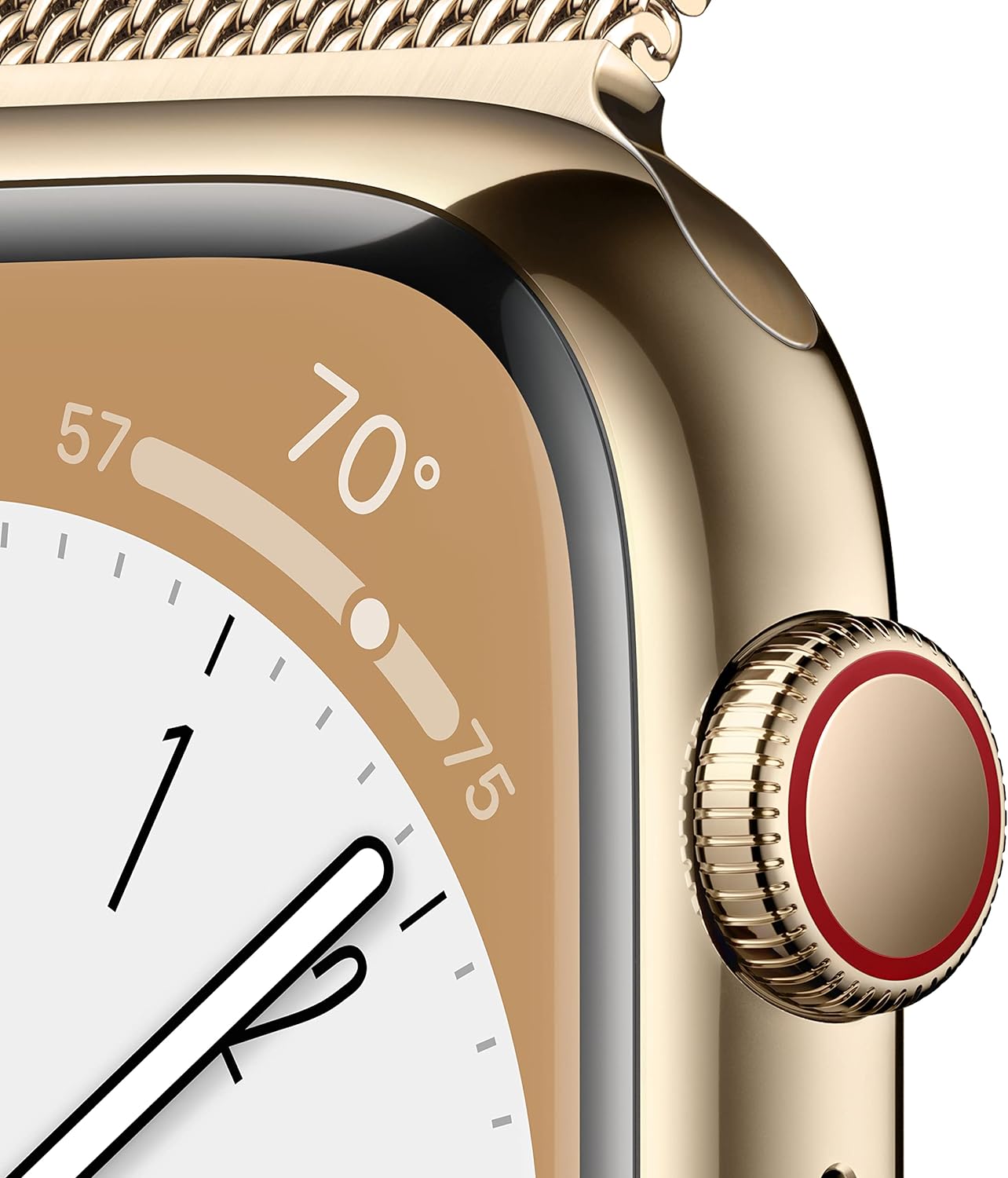 Apple Watch Series 8 (GPS) Smartwatch - (Product) Aluminum Case with (Product) Sport Band - Regular. Fitness tracker, blood oxygen and EKG app, waterproof