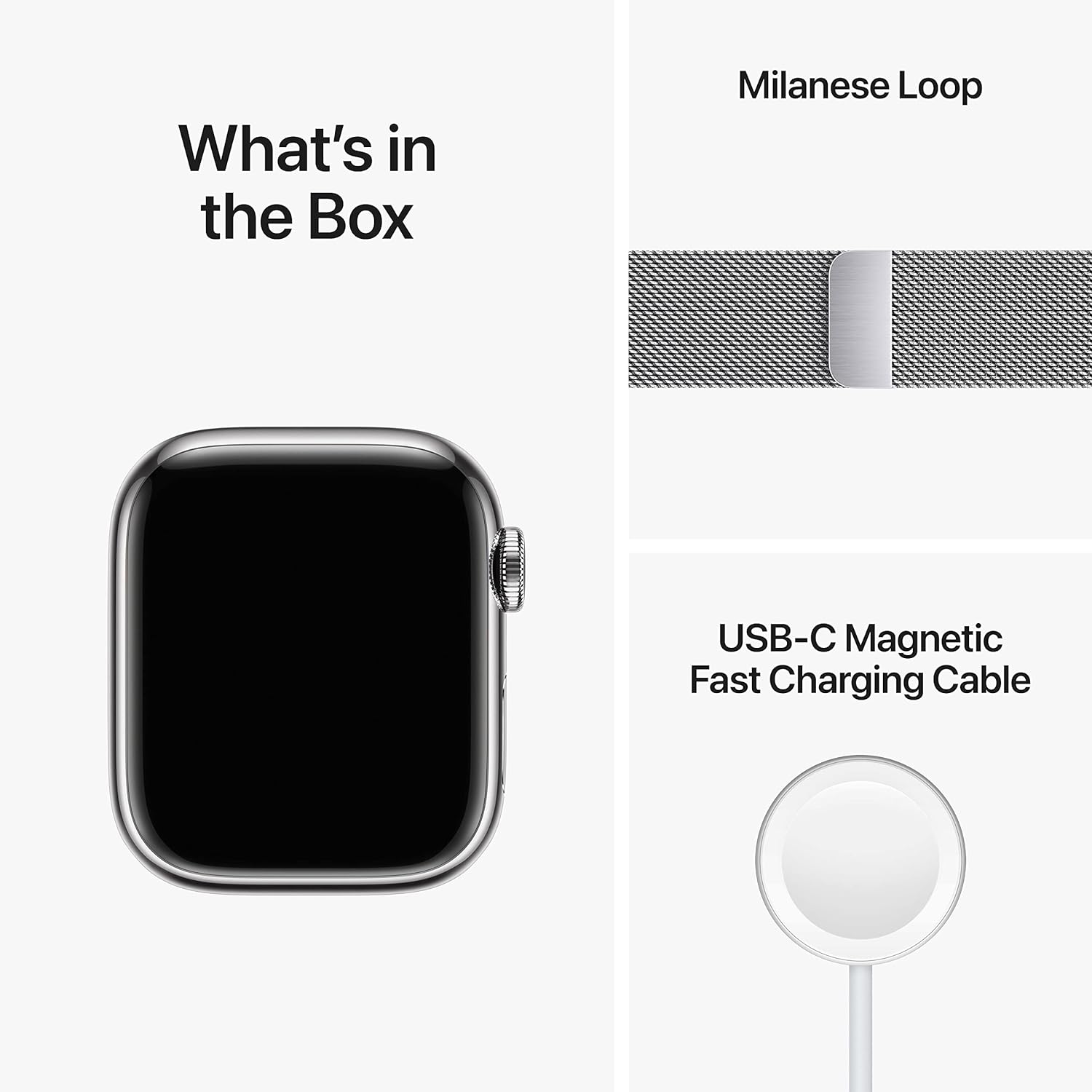Apple Watch Series 8 (GPS) Smartwatch - (Product) Aluminum Case with (Product) Sport Band - Regular. Fitness tracker, blood oxygen and EKG app, waterproof