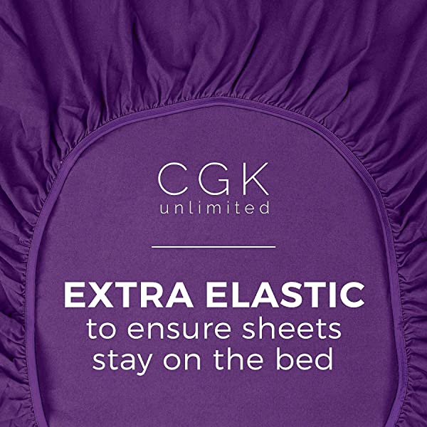 Queen Fitted Sheet - Single Fitted Deep Pocket Sheet - Fits Mattress Perfectly - Soft Wrinkle Free Sheet - 1 Fitted Sheet Only – Light Pink Queen Light Pink