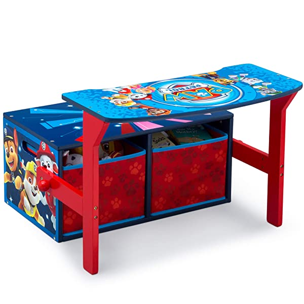 Delta Children MySize Kids Convertible Activity Bench, Bianca White Bianca White MySize