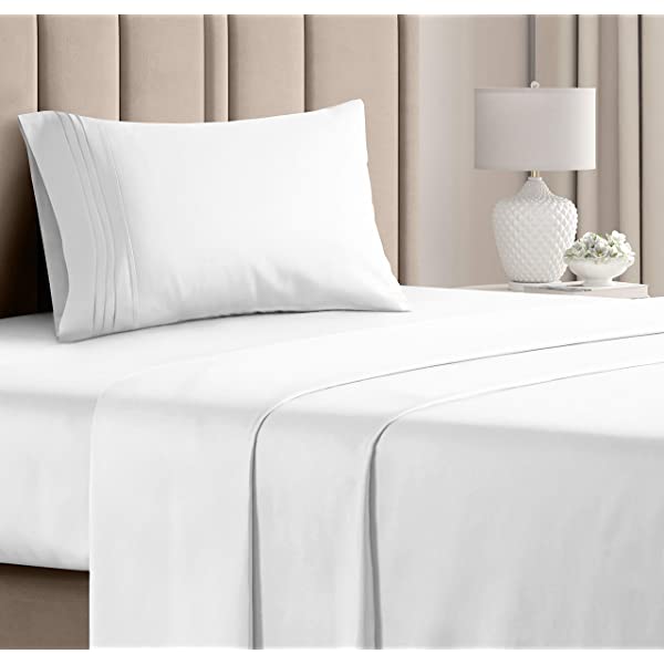 Queen Size Sheet Set - 4 Piece - Hotel Luxury Bed Sheets - Extra Soft - Deep Pockets - Easy Fit - Breathable & Cooling Sheets - Wrinkle Free - Comfy – Dark Grey Bed Sheets - Queens Sheets – 4 PC Queen Grey