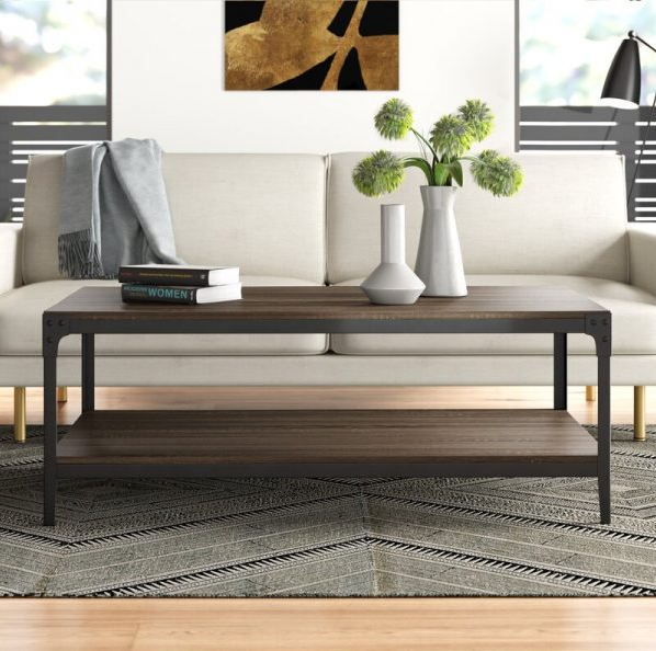 4 Legs Coffee Table with Storage