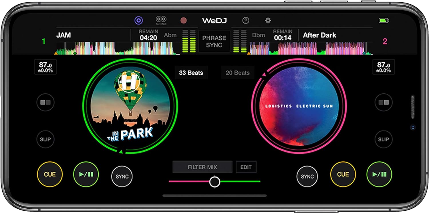 Pioneer DDJ-200 - Bluetooth entry-level controller for DJ usable with smartphone, Black